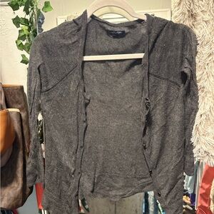 American Eagle Outfitters Charcoal Cardigan